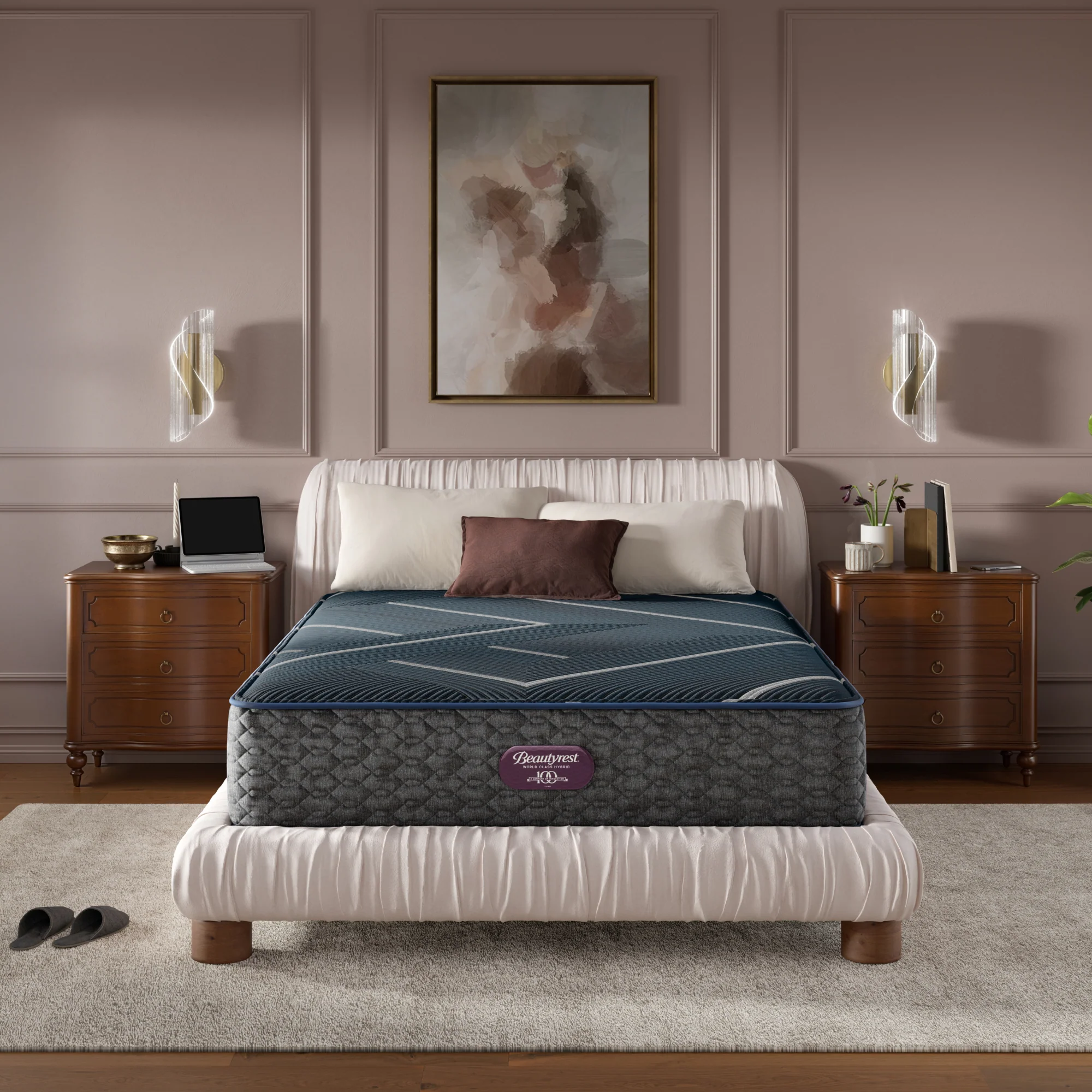 Beautyrest World Class Level Four Hybrid Firm