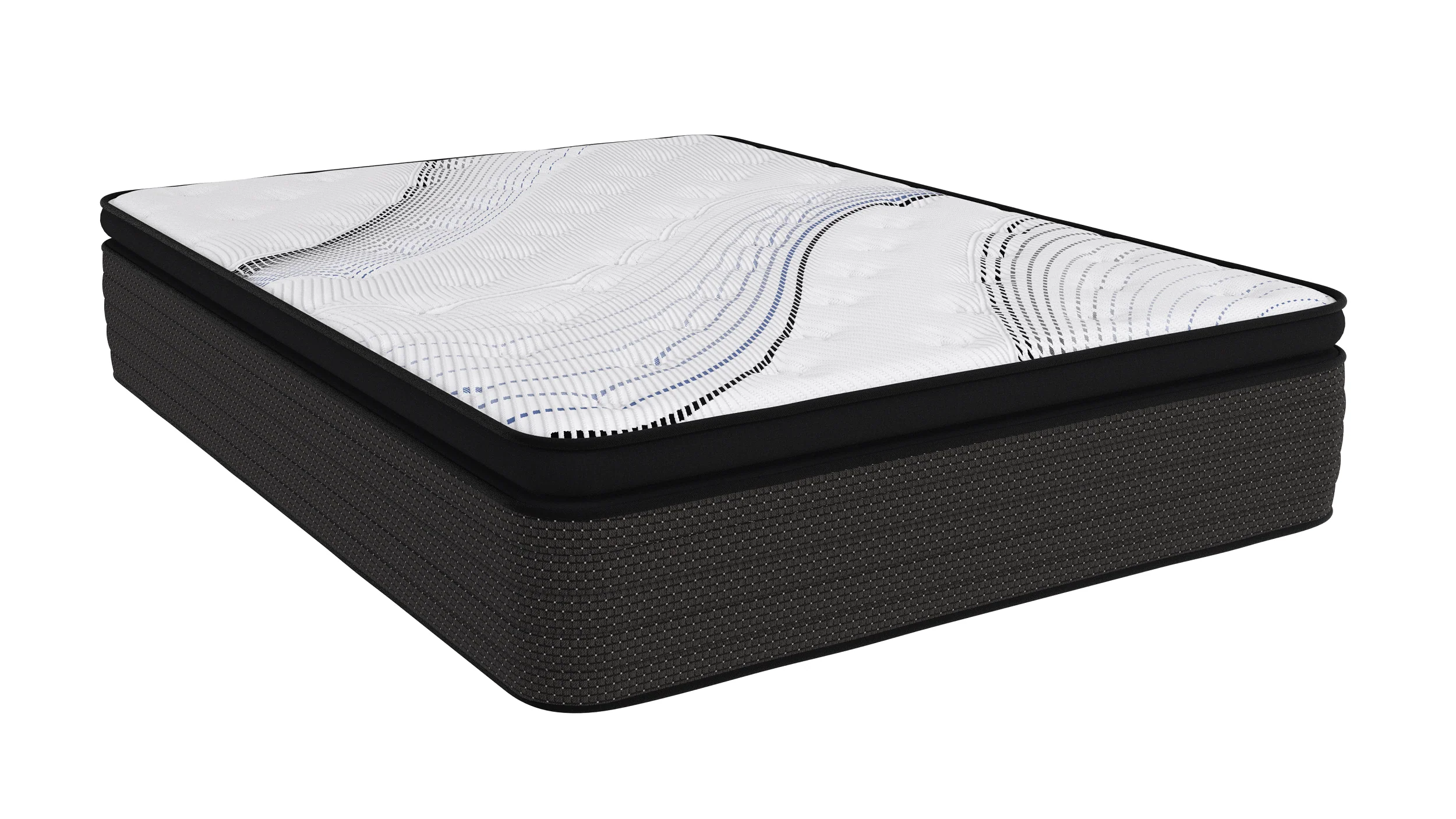 Cobalt Plush Pillow Top - Image 3