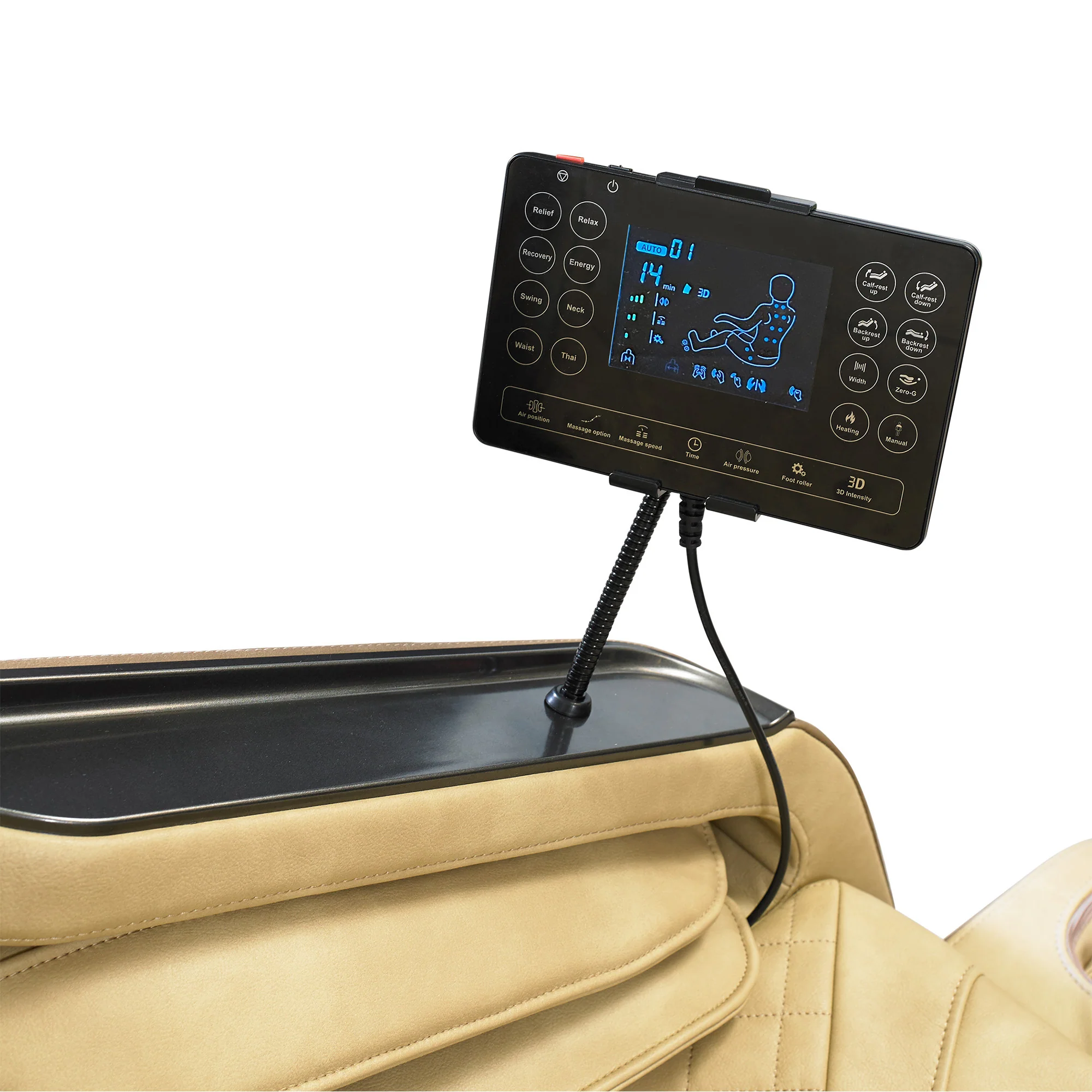 COREnine C400 Massage Chair Brown - Image 10