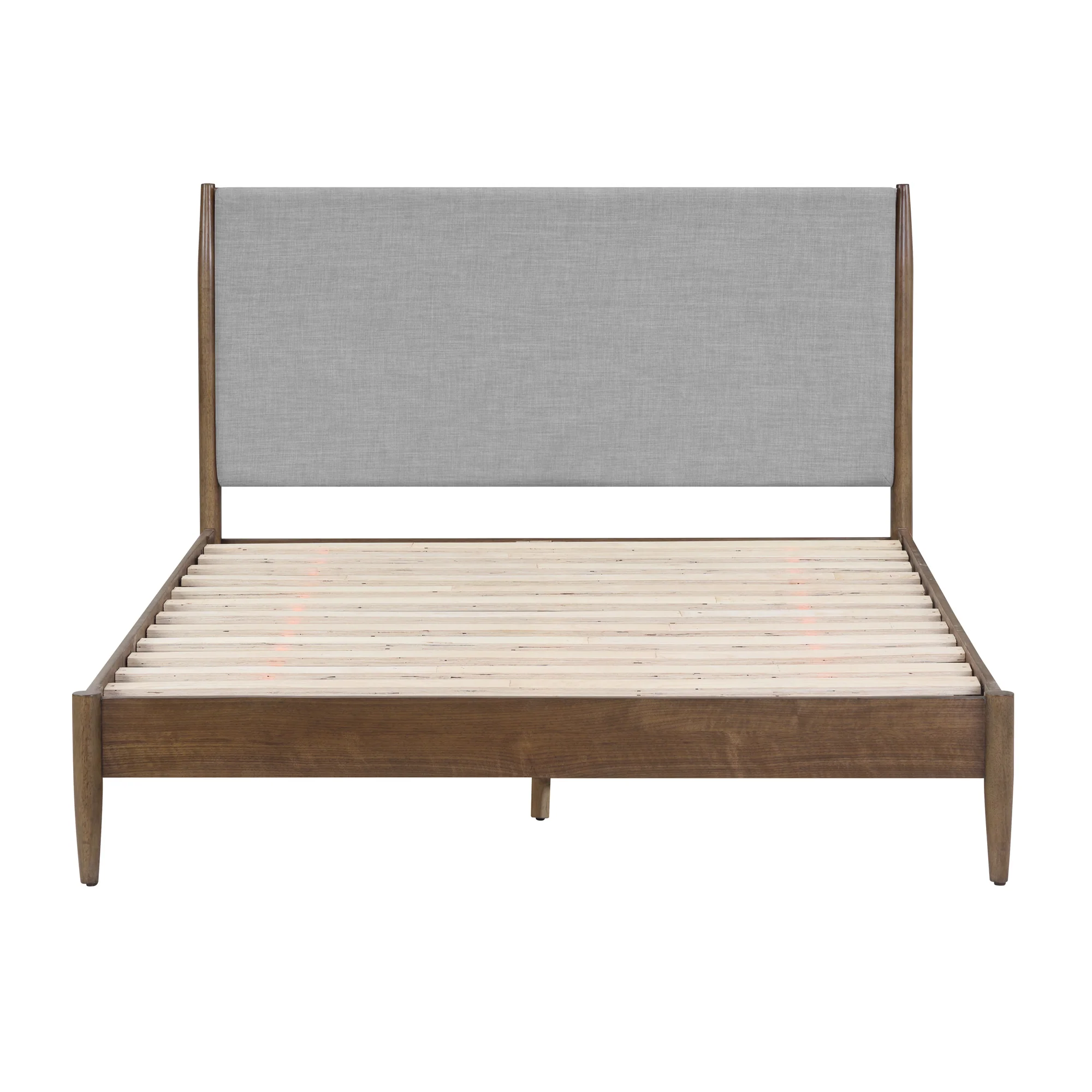 Infinity Del Mar Upholstered Platform Walnut Bed - Image 5