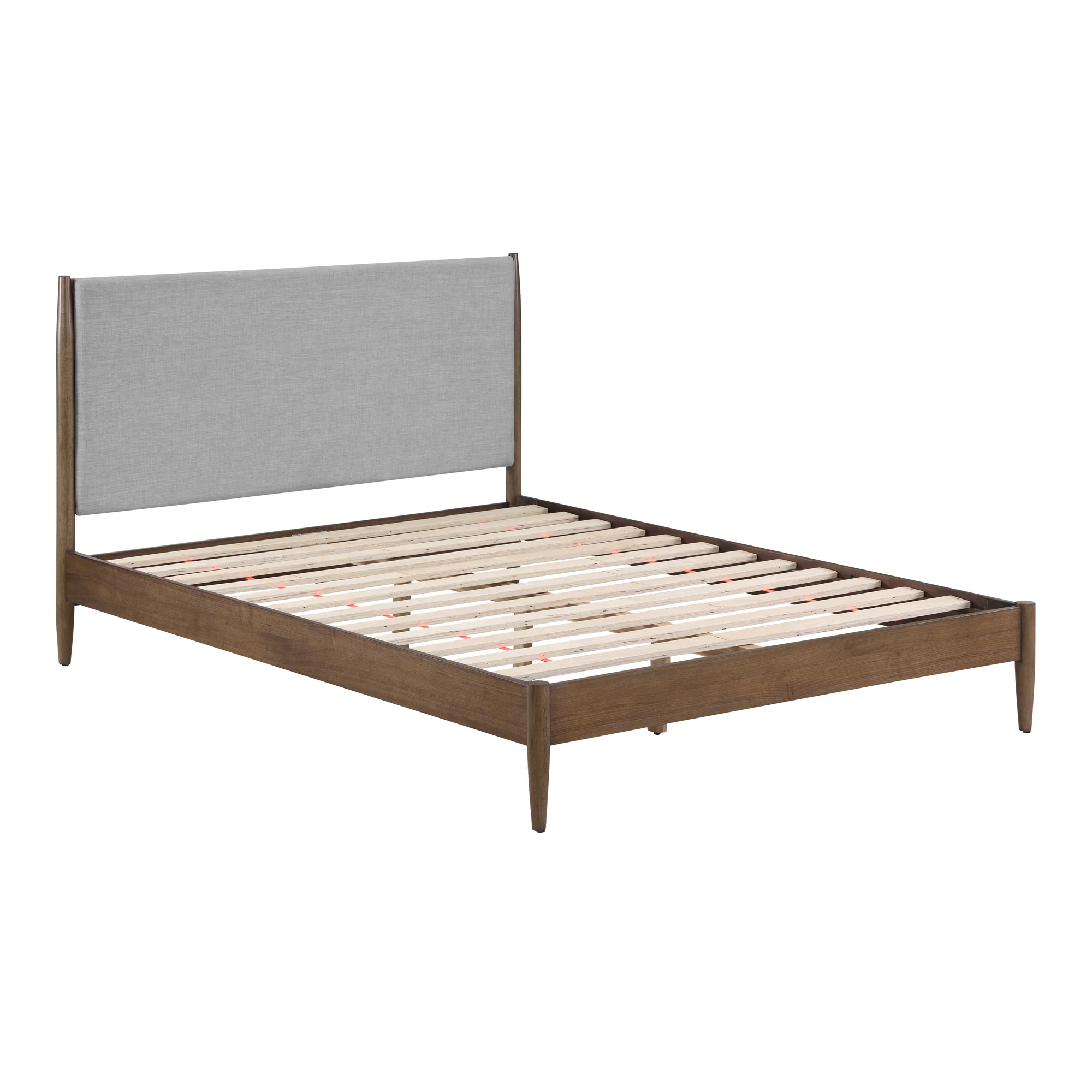 Infinity Del Mar Upholstered Platform Walnut Bed - Image 6