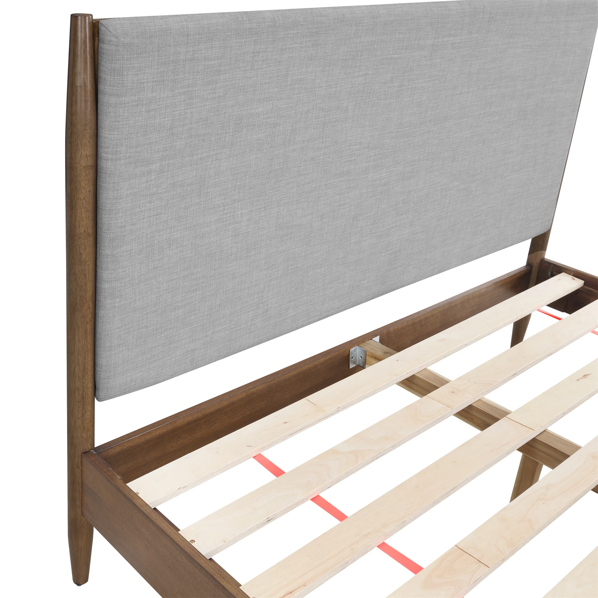 Infinity Del Mar Upholstered Platform Walnut Bed - Image 9