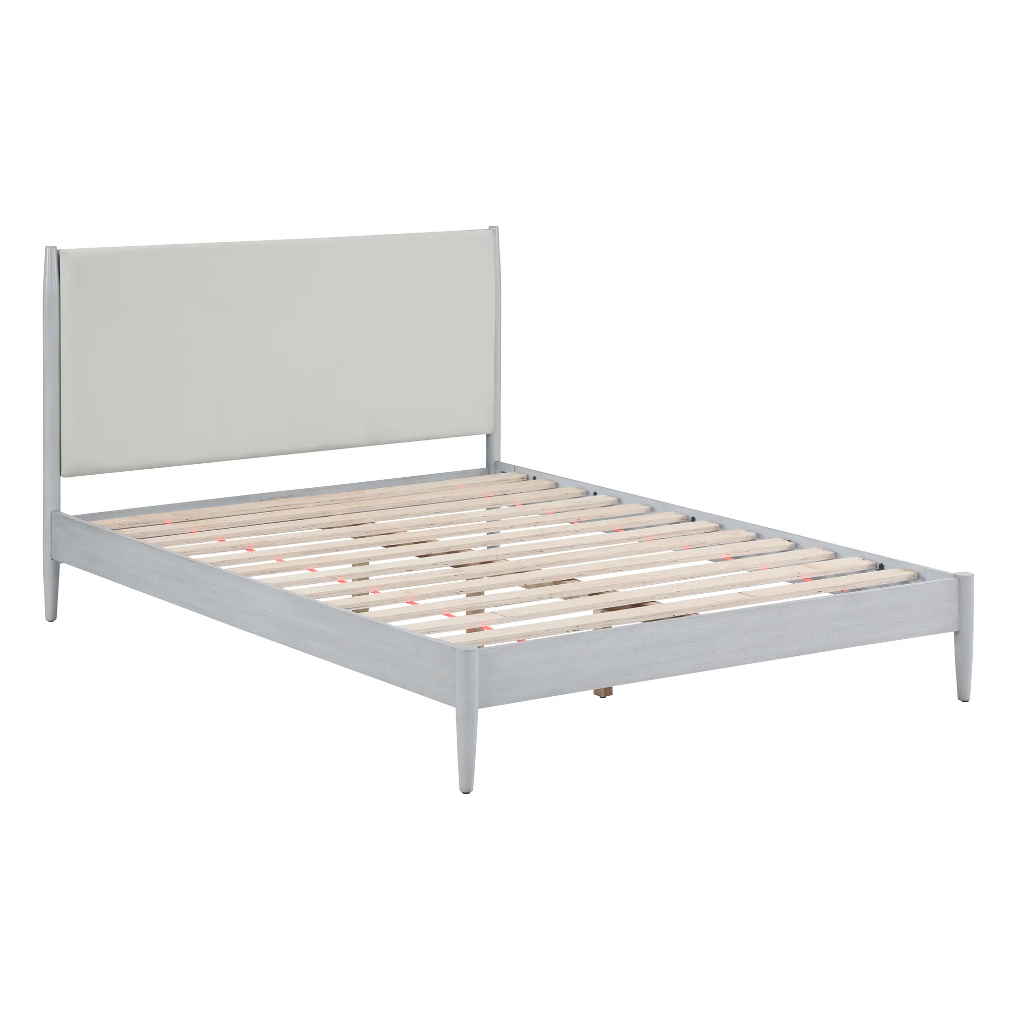 Infinity Del Mar Upholstered Platform White Bed - Image 5