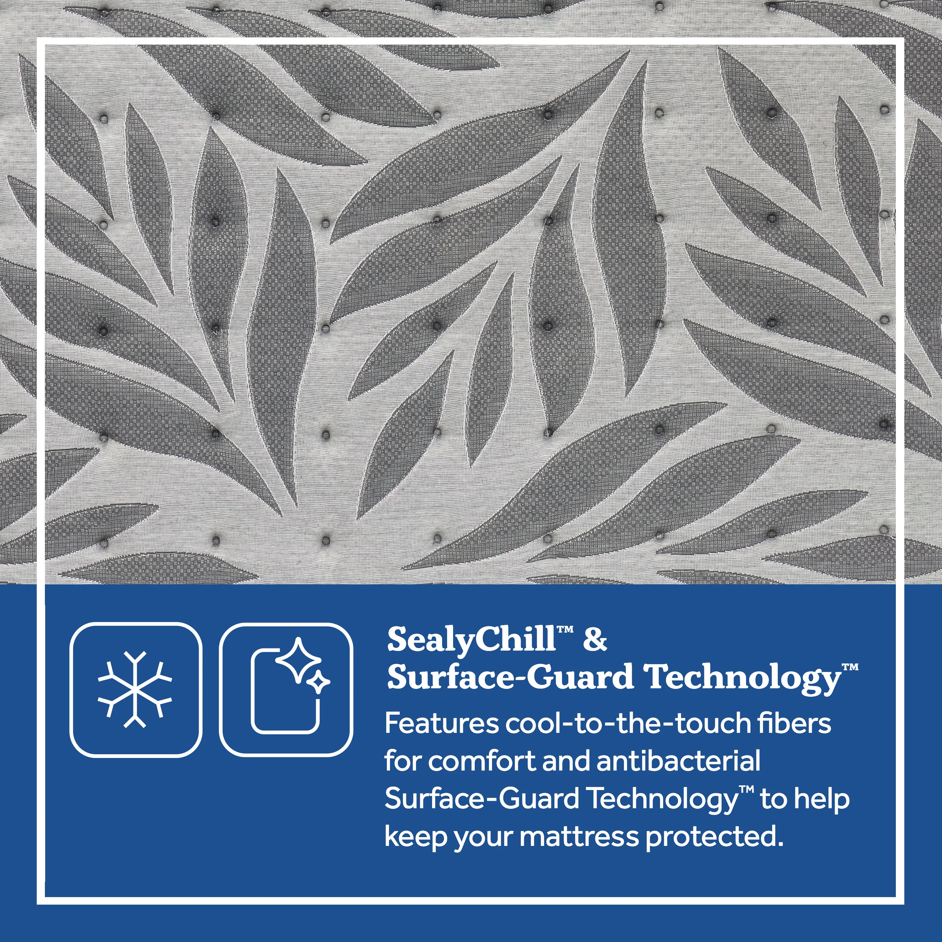 Sealy Cliff Rose Plush Euro Pillow Top Twin Mattress - Image 4