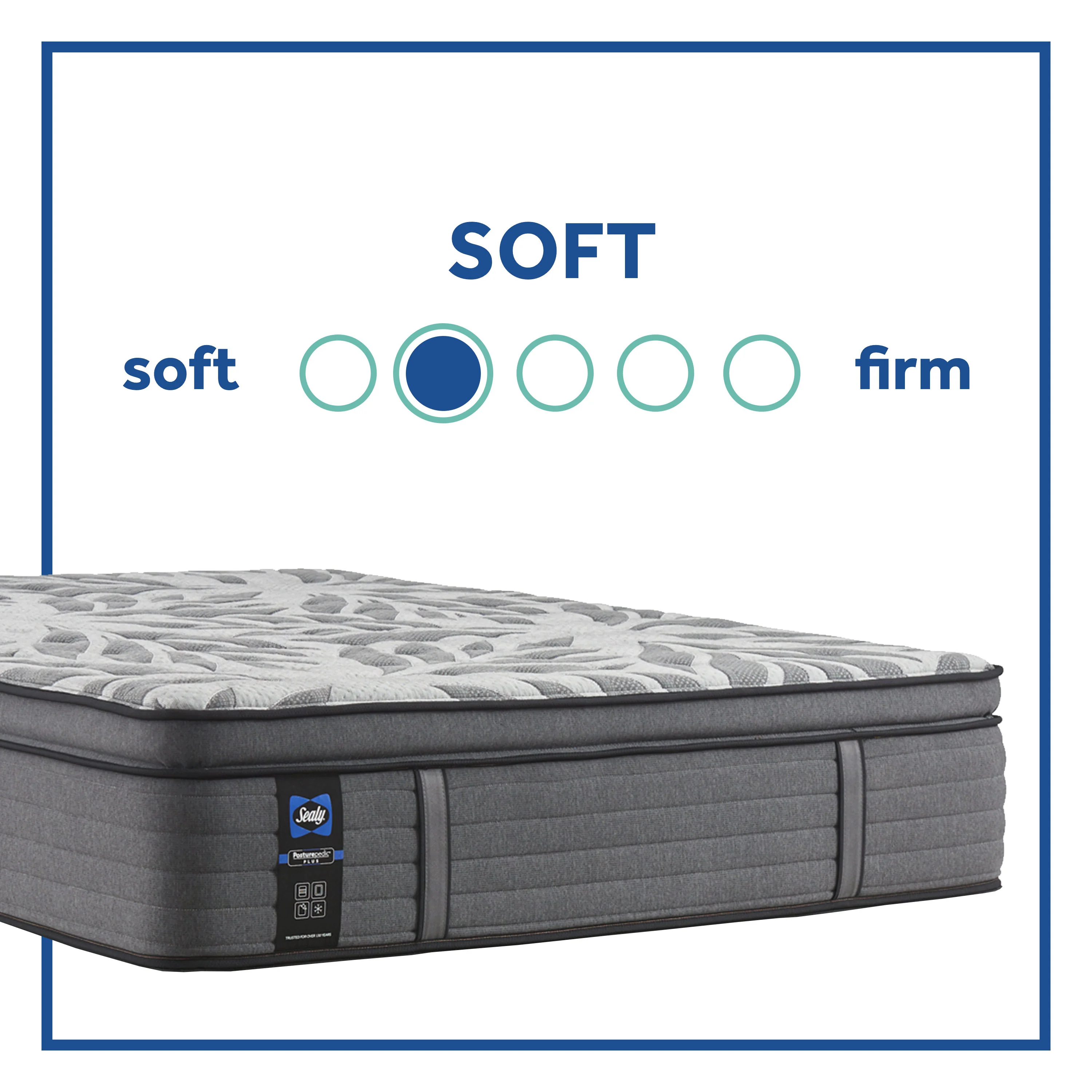 Sealy Cliff Rose Plush Euro Pillow Top Twin Mattress - Image 5