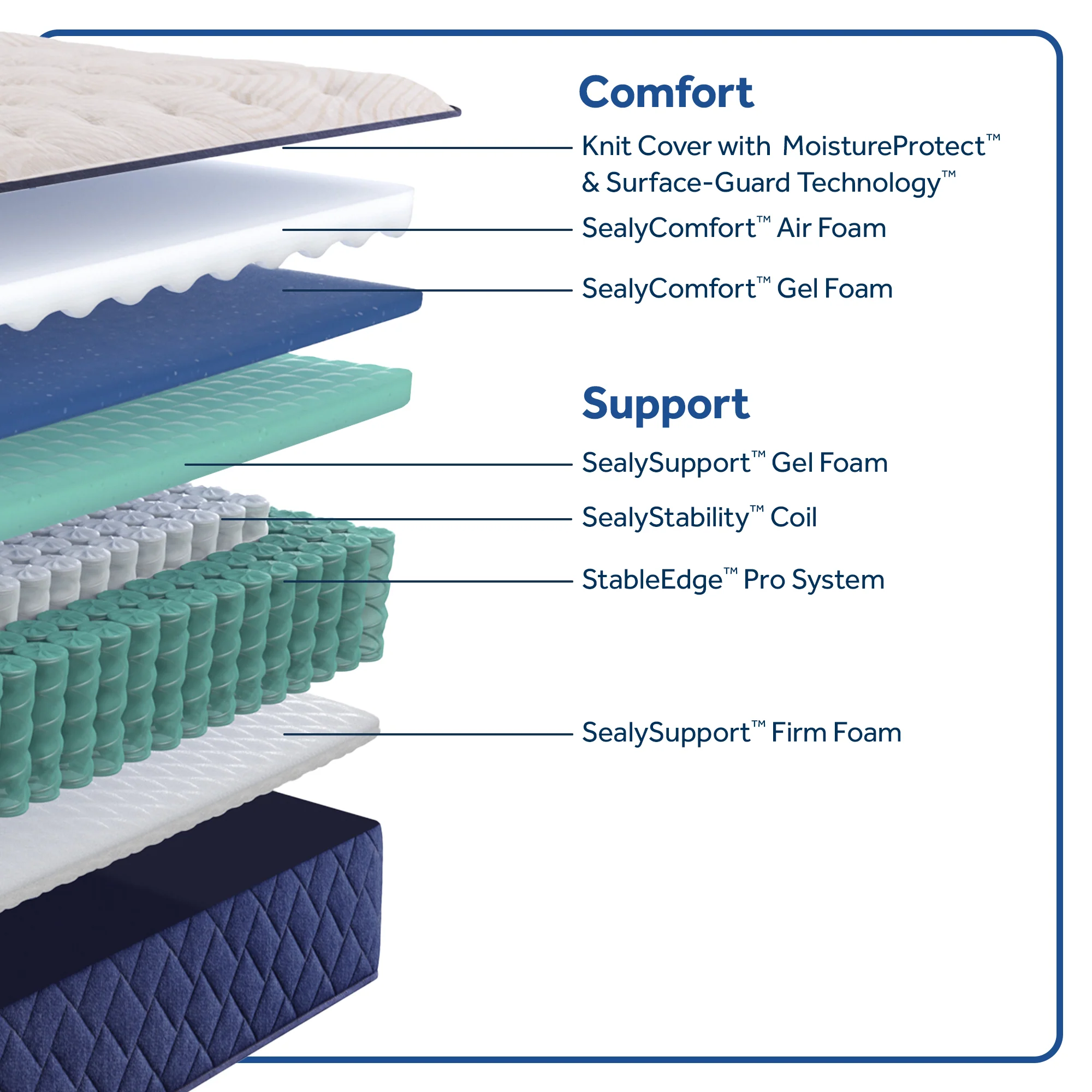 Sealy Dream Waves Firm Tight Top - Image 8