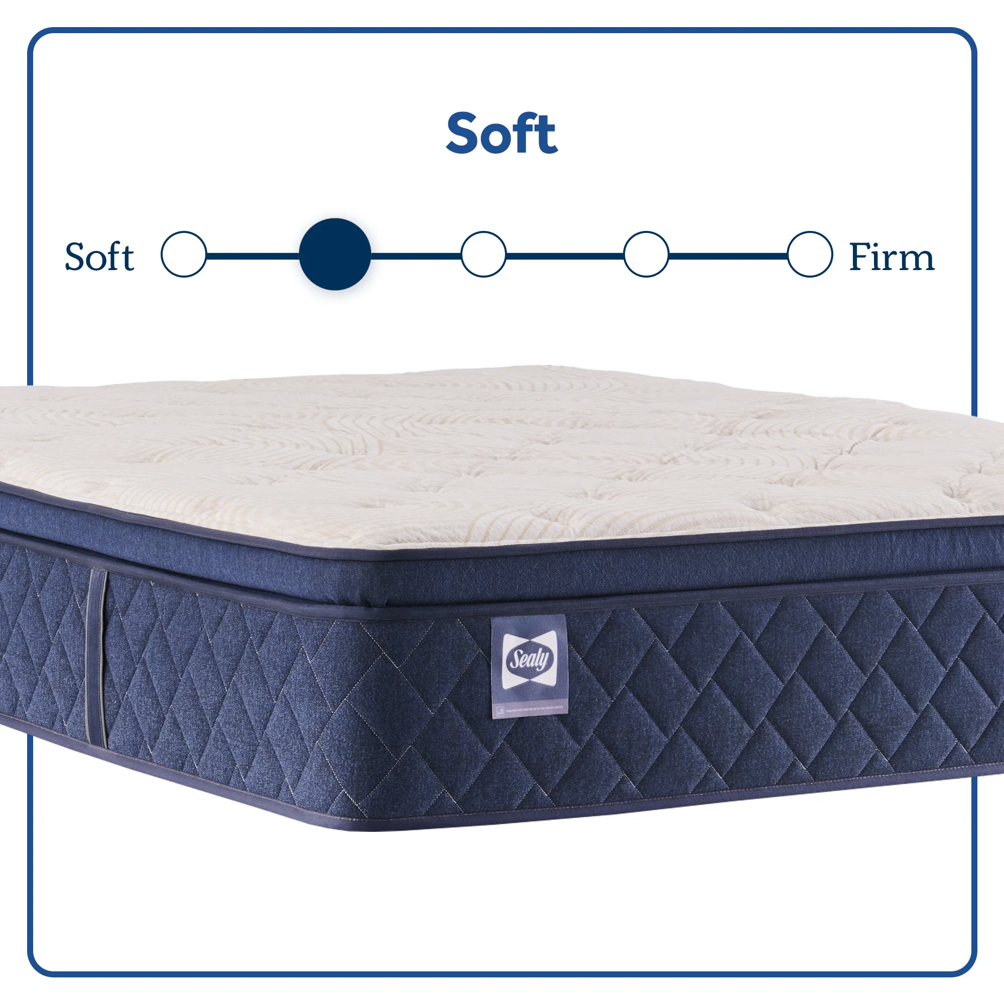 Sealy Dream Waves Soft Euro Pillow Top - Image 2