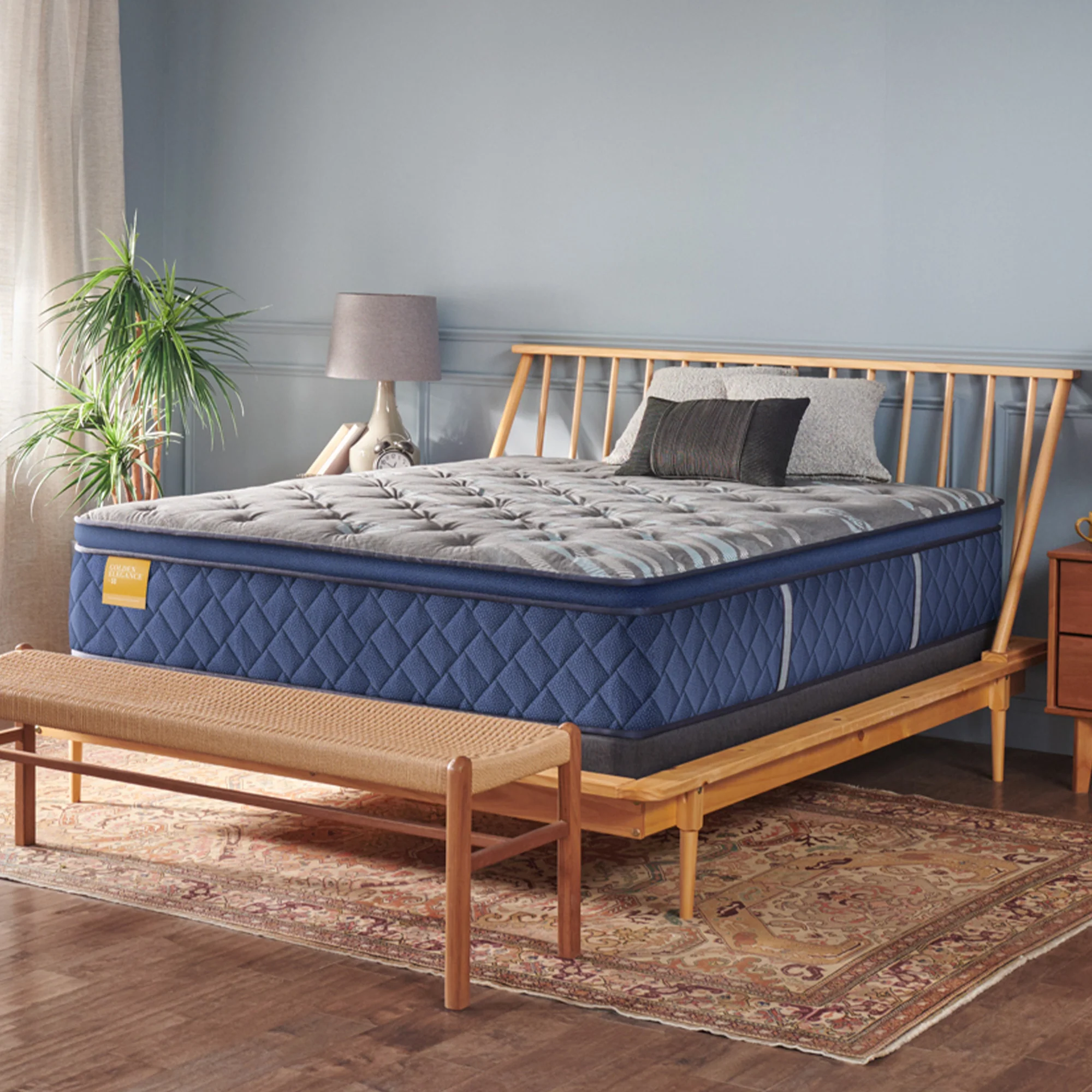 Sealy Golden Elegance Ella Bay Soft Euro Pillow Top - Image 5