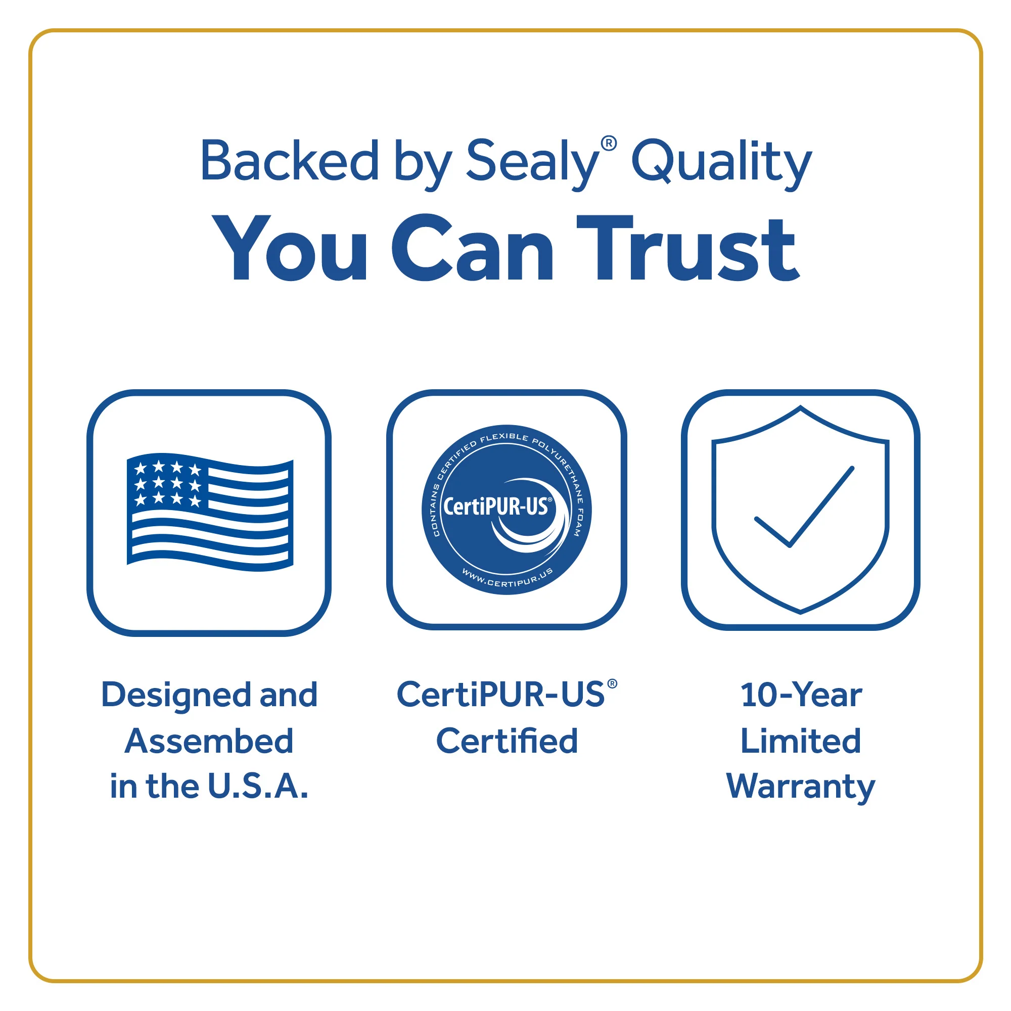 Sealy Golden Elegance Hybrid Palms Firm - Image 9