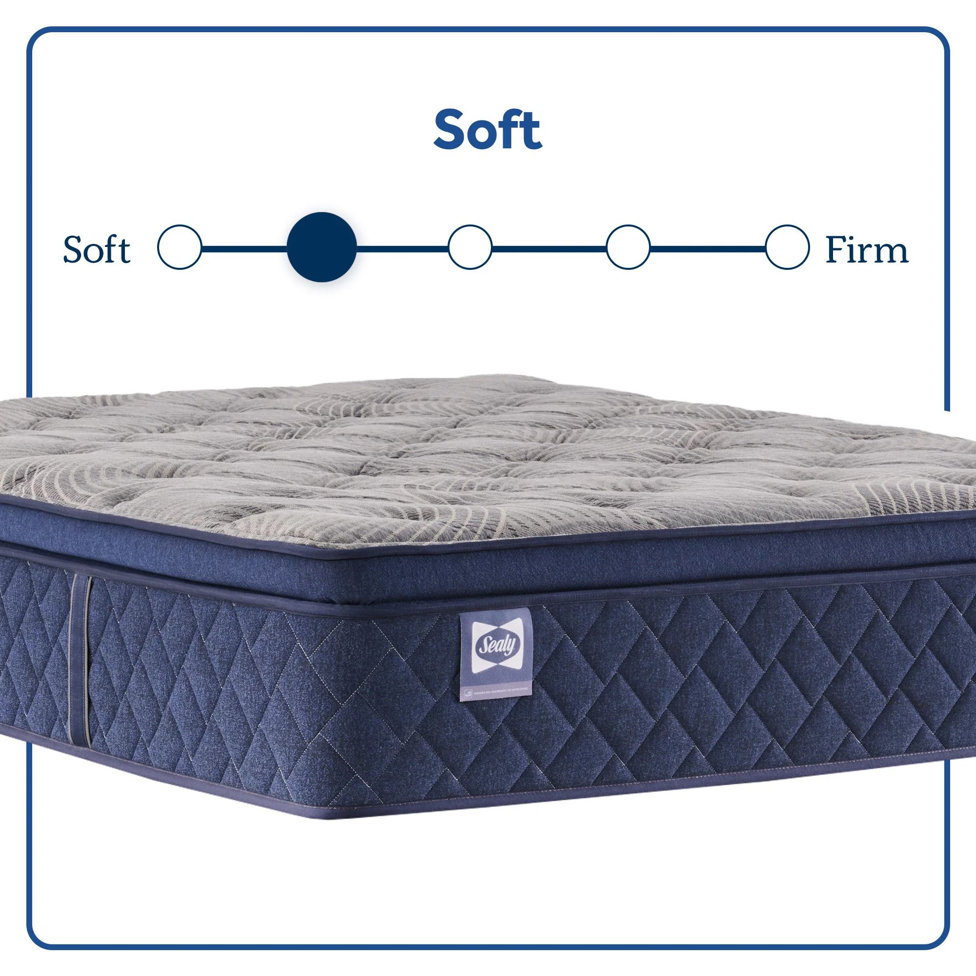 Sealy Golden Spirits Soft Euro Pillow Top - Image 2